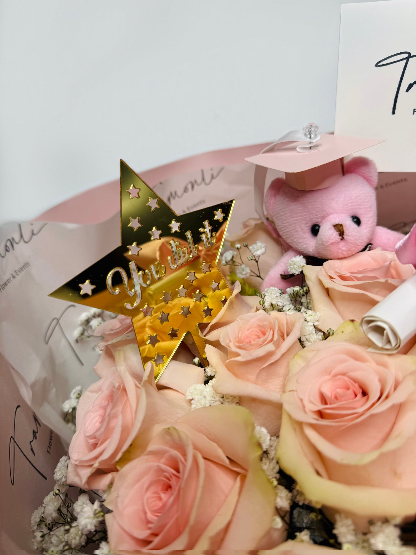 Proud in Pink Graduation Bouquet