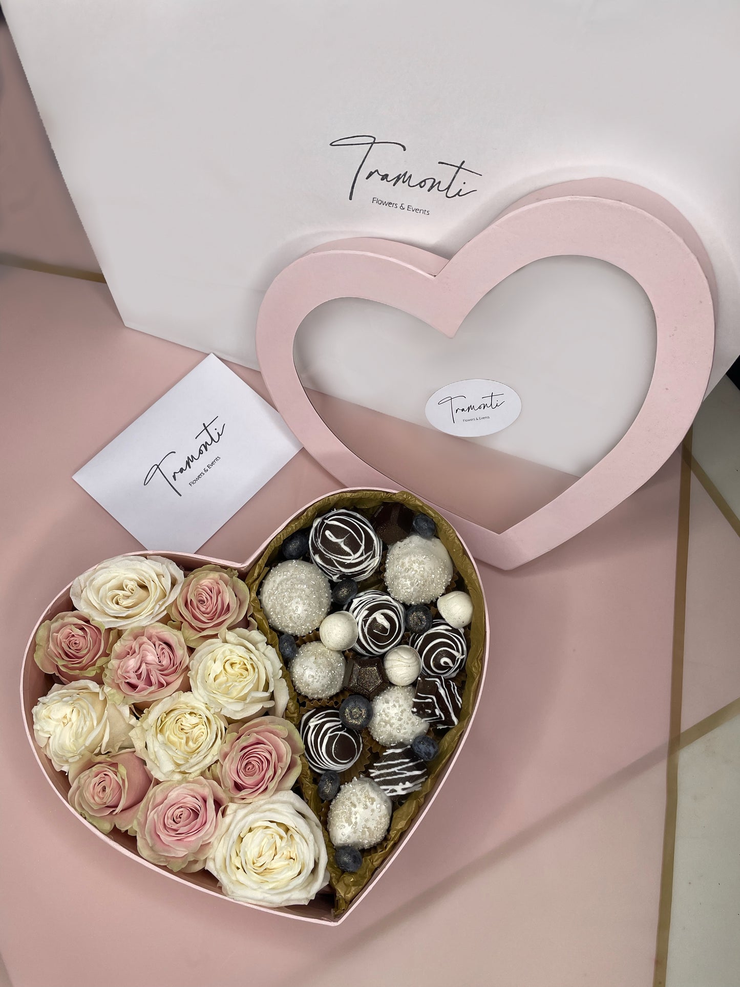 Heartful BerryRose Chocolate Box