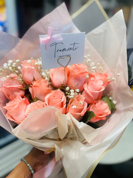 Enchanted Peach Dream bouquet