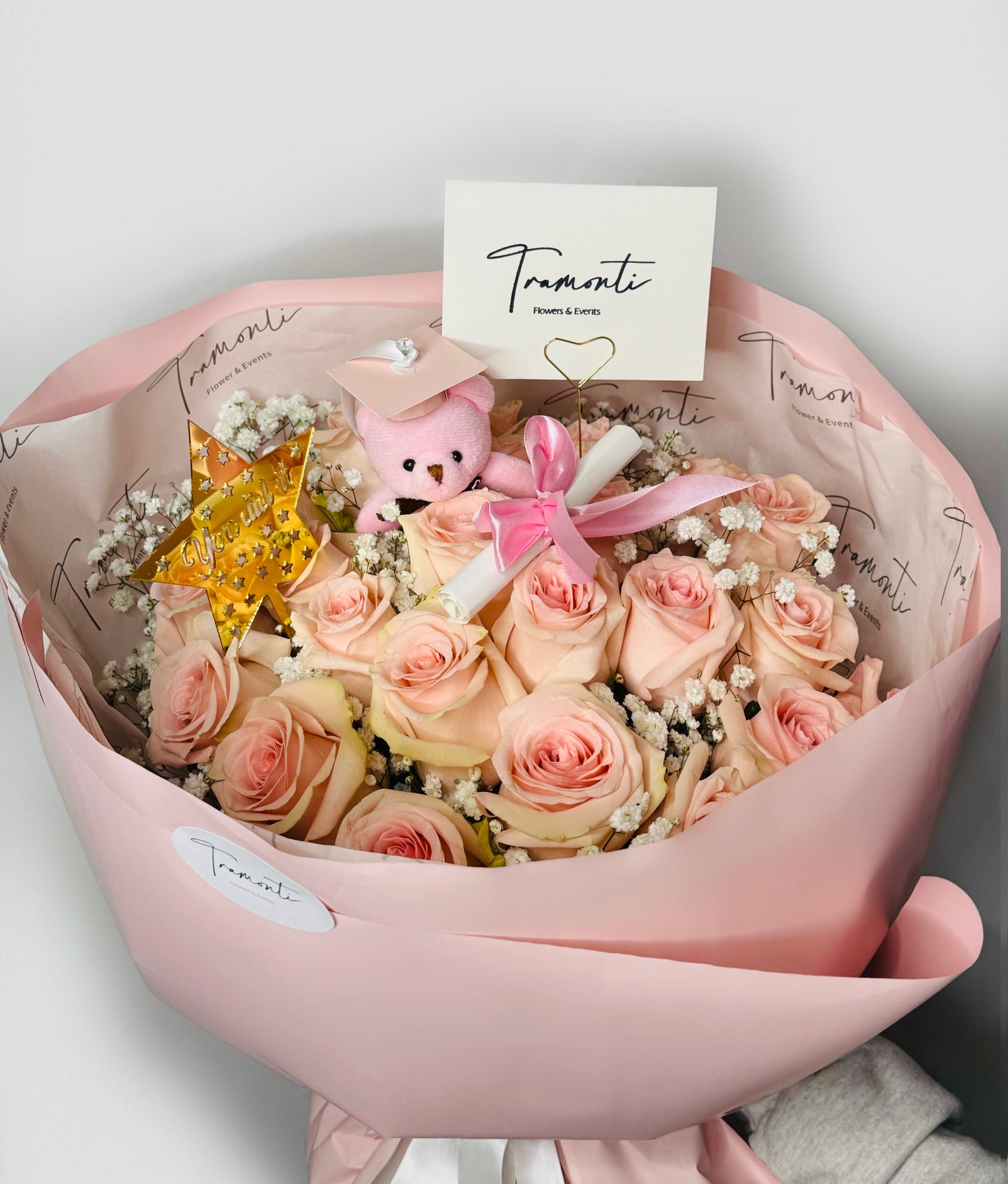 Proud in Pink Graduation Bouquet