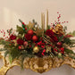 Golden Cherub Christmas Centerpiece.