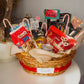 Festive gift basket