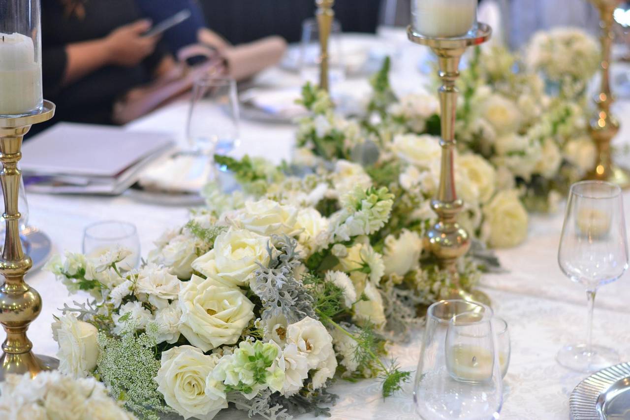 Long wedding table