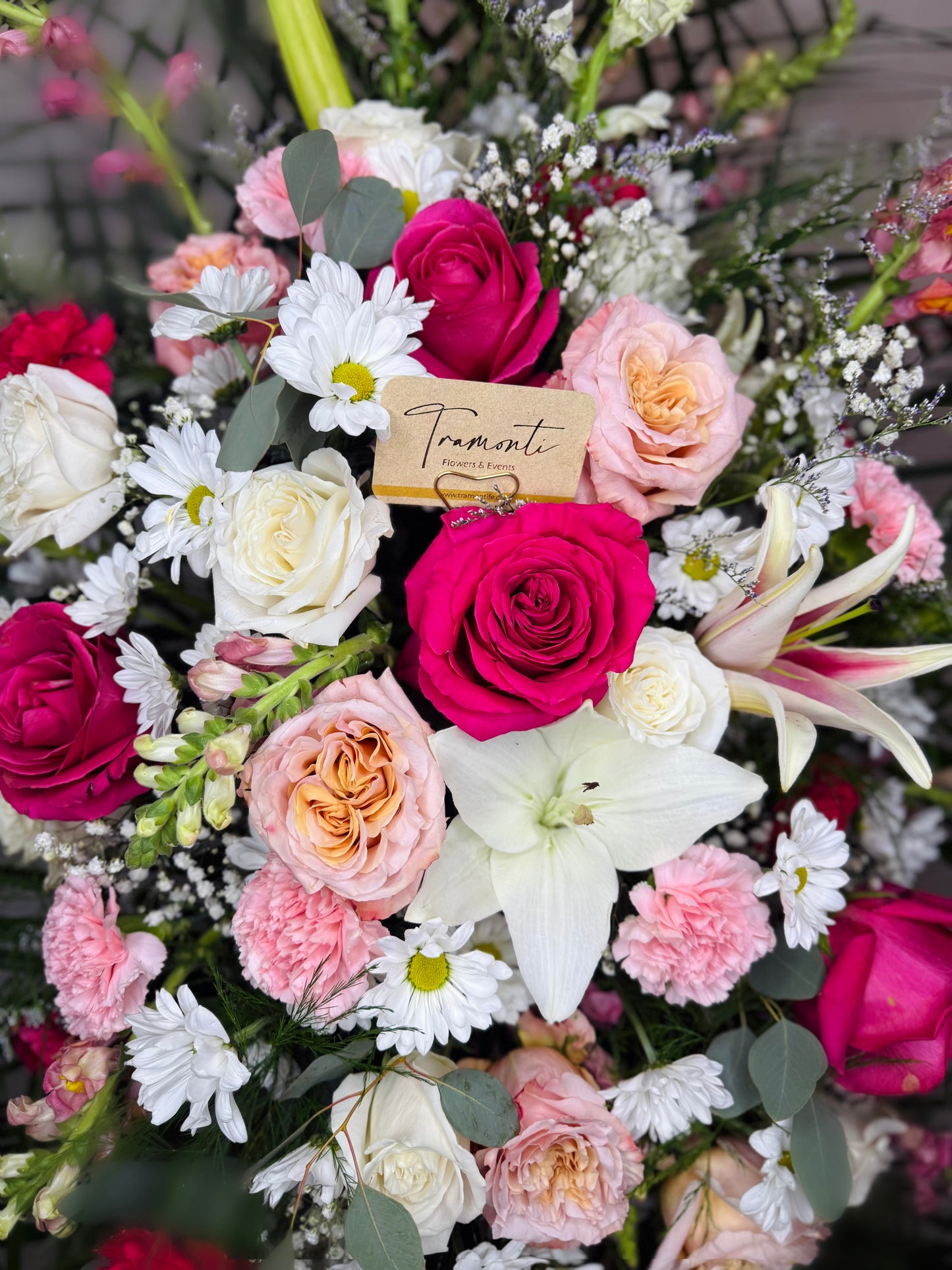 A Blooming Garden of Treasured Memories Standing Spray