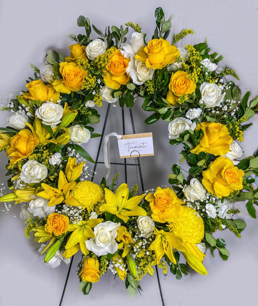 Vibrant Sympathy Wreath