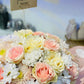 Pastel Serenade: A Symphony of Daisies and Rose