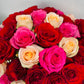 Blooming roses arrangement