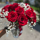 Our Love red roses arrangement