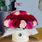 Blooming roses arrangement