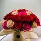 Blooming roses arrangement