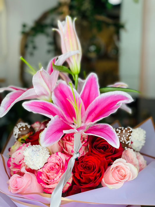 Sweetie pink bouquet