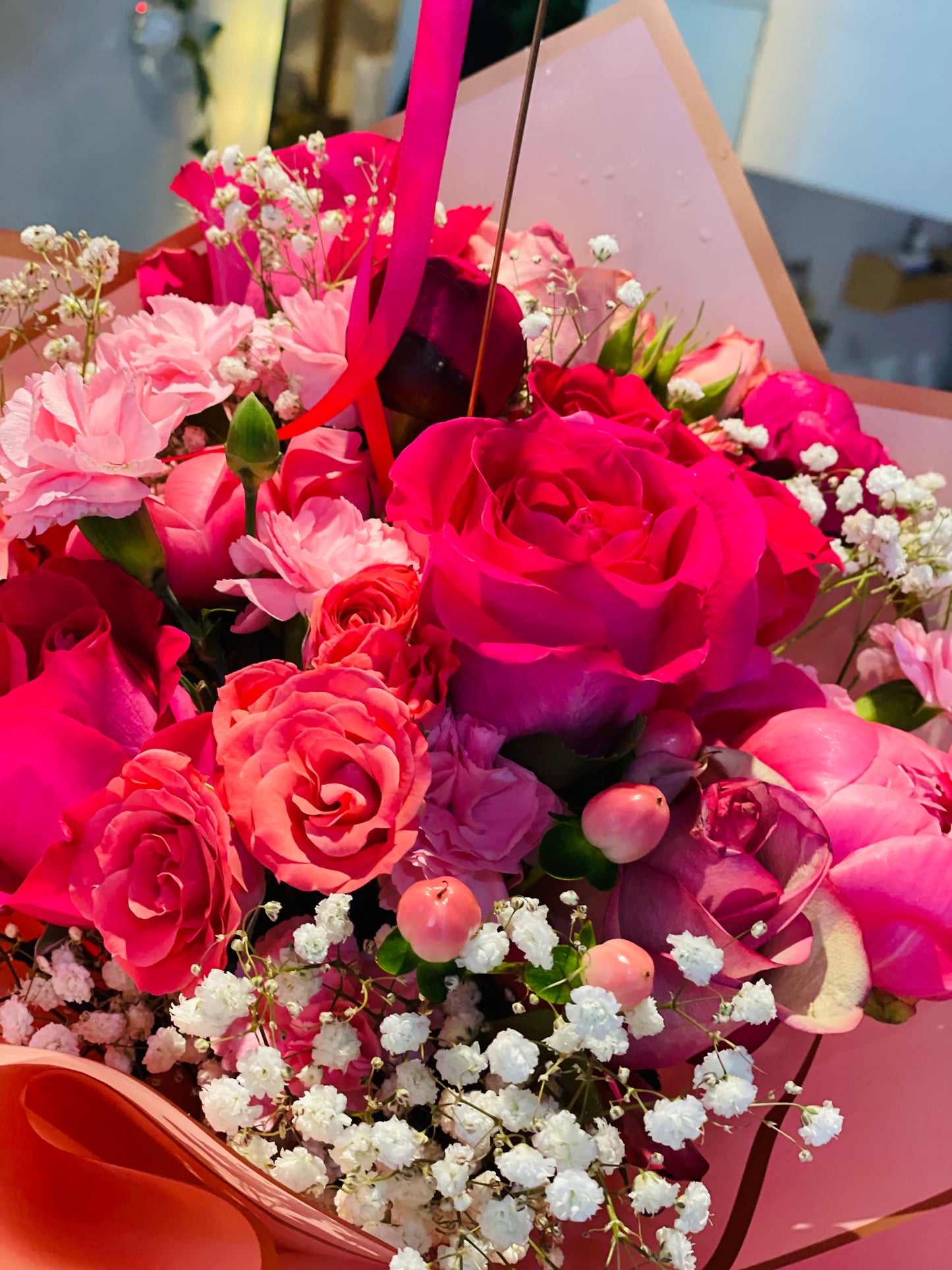 Pink love bouquet