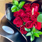 12 Red roses wrapped - Tramonti Flowers & Events