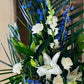 Ocean breeze Standing Spray - Tramonti Flowers & Events